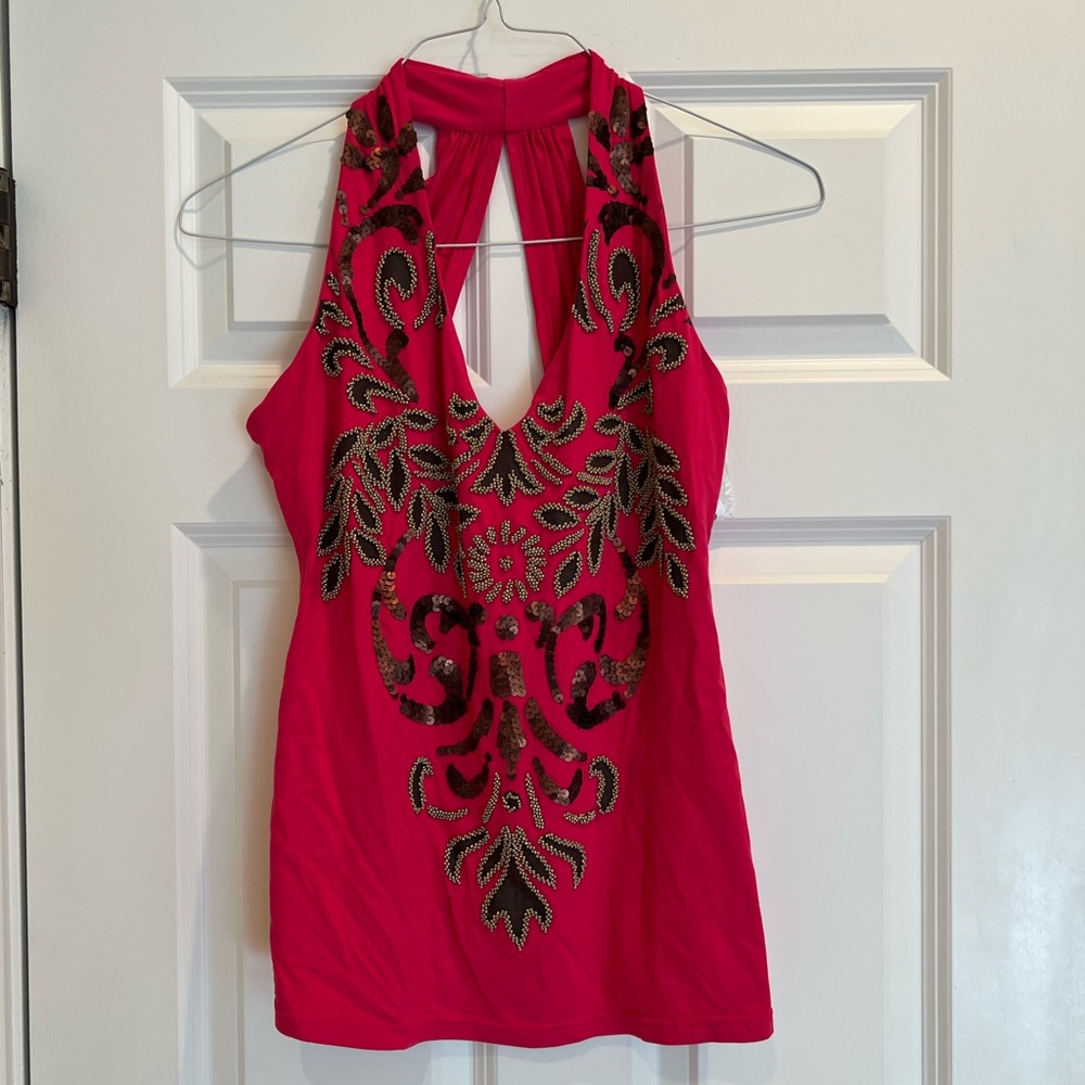 Boston Proper hot pink tank top. NWOT size medium